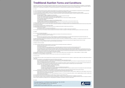 GIF showing 5 pages of small print to work through - and this is just the auction terms themselves!